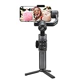 Zhiyun Smooth-5 [Official] iPhone Gimbal Stabiliser, 3-Axis Mobile Phone Gimbal, with Fill Lights on Both Sides, with FilmIC Pro, Vlog, YouTube and TikTok Videos (with Tripod)