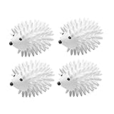 SunaOmni Igel Trocknerbälle Set Wiederverwendbare Wäschetrocknerbälle Igel Wäschebälle Wiederverwendbare Weiche Wäschetrockner Maschinenwaschbälle Trocknerbälle Igel 4pcs