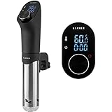 KLAMER Sous Vide Stick, 1200 Watt IPX7 wasserdichter Sous Vide Garer mit 3D Zirkulation und 20-95℃ Temperaturregelung, Schongarer Timerfunktion und LED Display