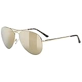 uvex Unisex – Erwachsene, LGL 45 Sonnenbrille, gold/mirror gold, one size