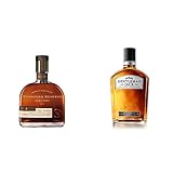 Woodford Reserve Kentucky Straight Double Oaked (1 x 0.7 l) & Jack Daniel's Gentleman Jack Tennessee Whiskey (1 x 0.7l) 40% Vol. -Doppelt gefiltert. Extra mild im Geschmack.