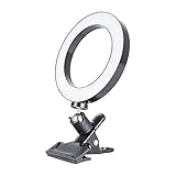 FSLLOVE FANGSHUILIN 20 cm Fill Ring licht fit für Handy Computer helligkeit einstellbar Selfie Beleuchtung live Save Video Fill licht Beaut (Color : White)