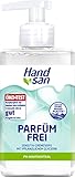 Handsan Cremeseife parfümfrei Spender 1er Pack, 100% parfüm-, seifen und farbstofffrei, auch zur Gesichtsreinigung geeignet, VEGAN (1 x 300 ml)