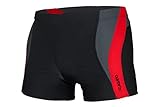 Zagano Adam Lipski Herren Badehose bape Schwimmhose Badehose Herren,2376, 5 schwarz-rot, Gr. L