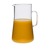 Trendglas Jena Saftkrug / Wasserkrug / Eisteekaraffe aus Borosilikatglas, 2,5 l