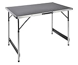 Höhenverstellbarer Alu Campingtisch 100x60 cm - verstellbar auf 4 Höhen (73, 80, 87 und 94cm) - praktisch klappbar