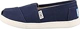 TOMS ALPARGATA Espadrille Canvas Unisex Kinder,NAVY, 34 EU