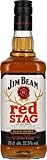 Jim Beam Red Stag Black Cherry - Bourbon Whiskey mit Schwarzkirsch-Likör, mit weichem und rundem Geschmack, 32.5% Vol, 1 x 0,7l