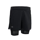 Under Armour Herren Iso-Chill Run 2n1 Shorts, Schwarz, L EU