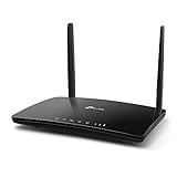 TP-Link Archer MR600 AC1200 LTE Router Dualband 4G + Cat6-Gigabit-WLAN Router (300 Mbit/s im Download, Dualband, 300 Mbit/s 2.4GHz und 867Mbit/s 5GHz + frei konfigurierbarer LAN/WAN-Port) schwarz