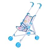 Puppenbuggy - Kinder Baby Puppe Kinderwagen Spielzeug | Spielzeugpuppen-Buggys | Rollenspiel-Spielzeug-Puppen-Buggys | Baby Doll Kinderwagen, Babyspielzeug Für Kleinkinder Und Mädchen 19x29.5x41.5cm