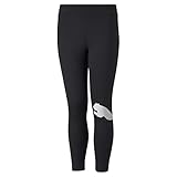 PUMA Mädchen Active 7/8 Tights G Strumpfhose, Puma Black, 128 EU