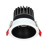 SUDHANTIRA 7 W/10 W LED-Einbaubeleuchtung, Durchmesser 3,3 Zoll Decken-Nachrüst-Downlight, CRI90-Einbauleuchten mit weißer Zierleiste und LED-Treiber 3000 K/4000 K/6000 K