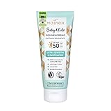 MABYEN Baby Kinder Sonnencreme – 100 ml, Mineralischer Sonnenschutz LSF 50, Zertifizierte Naturkosmetik - Natrue, Vegan, Parfümfrei, Klimaneutral, Gewinner des Healthy Living Awards 2022