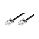 Goobay 50256 ISDN Modularanschlusskabel, RJ45-Stecker (8P4C)  RJ45-Stecker (8P4C)