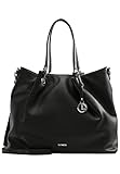 L. CREDI Shopper Ebony mit Label-Applikationen Damen