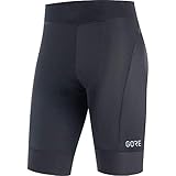 GORE WEAR C3 Kurze Damen Fahrradhose mit Sitzpolster, schwarz (black), 40