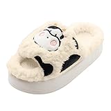 Plüsch Winter Pantoffeln Frauen Superior Comfort Pantoffel Home Slides Damen Schwarz Warme Hausschuhe Damen Plüsch Traillaufschuhe Flip Flop Warm Schlappen Gästehausschuhe