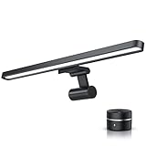 CSL - Screenbar LED Monitorlampe Bildschirmlampe Lichtleiste - Lightbar mit Fernbedienung – Monitor Lampe - dimmbare Helligkeit - 3 Farbtemperaturen 3000-5700K – Augenpflege Augenschonend – schwenkbar