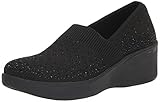 SKECHERS MODERN COMFORT WOMEN'S Damen Pier Lite – in Glitz Sneaker, schwarz, 36 EU