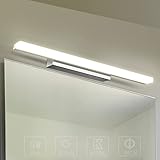 Yafido LED Spiegelleuchte Badleuchte Badlampe Spiegellampe 40CM Neutralweiß Wandleuchte Badezimmer Lampe 230V 9W 4000K Schrankleuchte 800Lumen Nicht-dimmbar