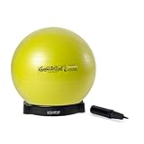 Original Pezziball MAXAFE 75 cm lindgrün m. Ballschale & Pumpe Gymnastikball