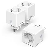 Hama WLAN Steckdose Advanced 3er Pack, Mini Plug, (smarte Steckdose ohne Hub, WiFi Steckdose für Sprach- u. App-Steuerung, für z.B. Weihnachtsbeleuchtung, Weihnachtsdeko, Ventilator, 3680W, 16A) weiß