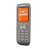 Gigaset CL660HX - DECT-Mobilteil mit Ladeschale – hochwertiges Schnurloses Telefon für Router und DECT-Basis – Fritzbox-kompatibel – brillante Audioqualität, Anthrazit-metallic