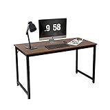 Bellwether Schreibtisch, Computertisch, PC-Tisch Bürotisch Officetisch für Home Office Schule, Stabil Laptop-Tisch Arbeitstisch (120 x 71 x 60cm, Nussbaum)……