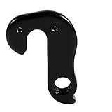 Fahrrad Schaltauge, 2pcs Schaltwerk Aufhänger MTB Mountain Road Bike Gear Hanger Aluminiumlegierung Rear Gear Mech Rahmen Tail Hook Dropout Adapter mit Muttern für Bikes Radfahren (4#)