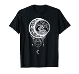 Baum des Lebens Wikinger Mond Baum des Lebens nordisches Design T-Shirt