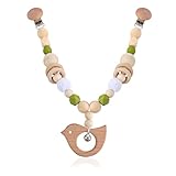 Kinderwagenkette Holz Baby Neugeborenen Holz Kinderwagenkette Holz Kinderwagen Accessoires Kette Baby Wagenkette Holz Birdie Kinderwagen Kette Mit Glocke Für Babyschale, Babys Und Kleinkinder