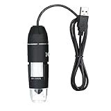 HYY-YY 1600x Vergrößerung USB-Digitalmikroskop mit 8-LED-Lichtlupenlupe mit Standmikroskopkamera