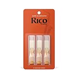 Rico by D'Addario Saxophon Blätter | Hochpräzise gefertigt | Alt Saxophon Blätter 1,5 Stärke | 3er-Packung | Warmer voller Ton | Angenehmes Spielgefühl