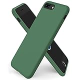 ORNARTO kompatibel mit iPhone 8 Plus Silikon Case, iPhone 7 Plus Hülle Ultra Dünne Voller Schutz Flüssig Silikon Handyhülle Schutz für iPhone 7 Plus/iPhone 8 Plus 5,5 Zoll -Kleeblatt