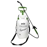 ANSIO Drucksprüher 5 Liter, Pflanzensprüher, Gartenspritze, Pumpsprühflasche für Pflanzen, ideal für Bumensprüher, Unkrautspritze, Pflanzenschutz-Wasserspritze