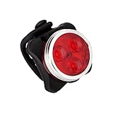 smartLAB hlight1 LED USB-Beleuchtung in Rot für Helm, Rucksack und Schulranzen | In Rot als Rücklicht. Sehr hell mit großem Akku (650 mAh) | Auch als Stirnlampe für Joggen