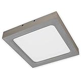 ELG LED Deckenleuchte Beton Grau 2000 Lumen 24 Watt 4000K Anbauleuchte Wandleuchte Aufbauleuchte Deckenlampe Deckenleuchte Stein