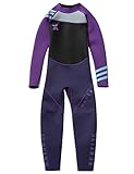 Gogokids Kinder Neoprenanzüge - Jungen Mädchen Rash Guard Einteiler Thermische Badeanzüge 2.5mm Neopren Taucheranzug Schnorchelanzug UV-Schutz 50+