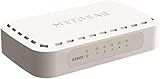 NETGEAR GS605 Switch 5-Port Gigabit Ethernet LAN Switch (Plug-and-Play Netzwerk Switch, LAN Verteiler, energieffizienter Hub, lüfterlos)