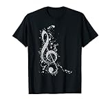 Notenschlüssel T-Shirt - Violinschlüssel Musik Musiker