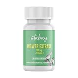 Vitabay Ingwer Wurzel Extrakt 300 mg • 180 vegane Kapseln • Plus Vitamin E • Liefert 20% Gingerol