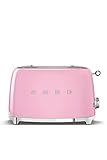 Smeg TSF01PKEU Toaster 2 Scheiben, cadillacpink