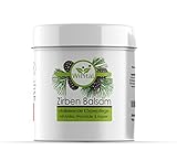 Wilvital® Zirben Balsam 200ml mit 100% natürlichem Zirbenöl aus Tirol - mit Ingwer, Menthol und Wacholder - wohltuende Körperpflege