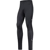 GORE WEAR R3 Lange Thermo Herren Hose, L, Schwarz