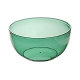 Salatschüsseln Servieren Plastikschüssel Salatschüssel Kunststoff Indoor Salatschüssel Gewürzschüssel Saft Besteck Geschirr Transparent Farbige Schüssel Vorspeise Obstteller ( Color : C , Size : Large