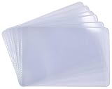 EC Kartenhülle Soft transparent 10 Stück 60x90mm Schutzhülle NEU Kreditkarte Visitenkartenhülle Bankkarten Ausweisetui