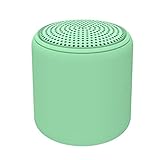 Yixikejiyouxian-A Kabelloser Lautsprecher Tragbarer Außenlautsprecher Kabelloser Mini-Säulen-Stereo-Musik-Surround-Bass-Box-Macaroon-Lautsprecher - Matcha-Grün 45x45x48mm