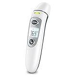 Fieberthermometer, Frontthermometer, Infrarot-Thermometer, Digitales Thermometer mit Fieberalarm, Infrarot-Fieberthermometer für Neugeborene, berührungsloses Ohrthermometer für Erwachsene