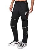 4ucycling Fahrradhose Radhose Lang Herren Thermo MTB Laufhose Winter Atmungsaktiv für Outdoor Bergsteigen, Jogging, Radfahrren